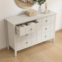 Melody Maison Ivory 6 Drawer Chest Of Drawers - Padstowe Ivory Range - thumbnail 3