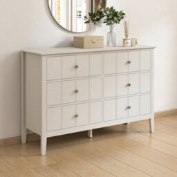Melody Maison Ivory 6 Drawer Chest Of Drawers - Padstowe Ivory Range