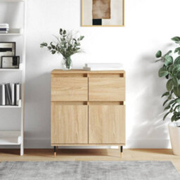 Berkfield Durable Sideboard Sonoma Oak 60X35X70 Cm Engineered Wood - thumbnail 2