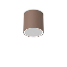 Ideal Lux Luminosa Techo 15.3Cm Outdoor Surface Mounted Downlight Coffee Ip54