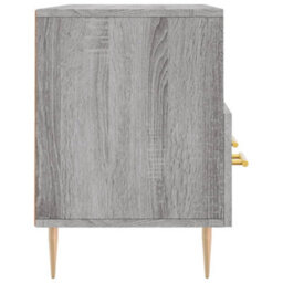 Berkfield Sturdy Tv Cabinet Grey Sonoma 102X36X50 Cm Engineered Wood - thumbnail 7