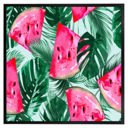 "Andrew Lee Watermelon (Picutre Frame) / 20X20"" / Oak" - thumbnail 3