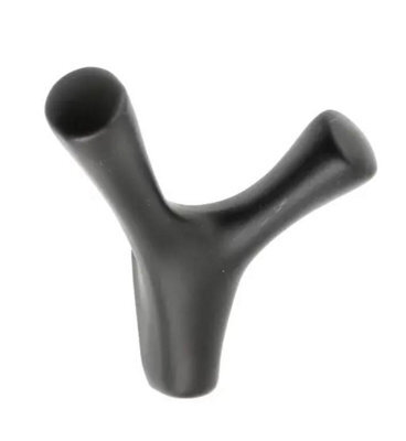 B2C Coat Hat Hooks Twin Robe Door Dress Bathroom Towel Bag Wall Hanger Black Matt Torna - image 1