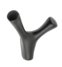 B2C Coat Hat Hooks Twin Robe Door Dress Bathroom Towel Bag Wall Hanger Black Matt Torna - thumbnail 1