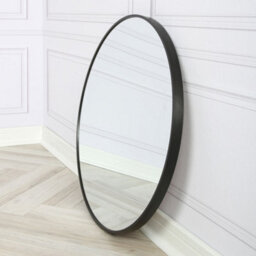 Pandora - Round Wall Mirror - 60X60 Cm (Black) - thumbnail 2