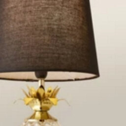 Glass Pineapple Touch Table Lamp 41Cm Tall Dimmable Led Light Bulb Metallic Gold - thumbnail 4