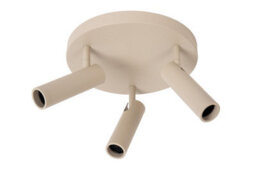Lucide Grado Ceiling Spotlight Diameter 25Cm 3Xgu10 (Mr11) - Taupe - thumbnail 2