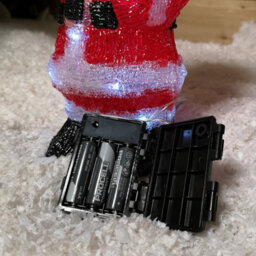 Samuel Alexander 28Cm Battery Operated Led Light Up Acrylic Christmas Santa Decoration - thumbnail 7