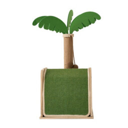 Living And Home Coconut Tree Cat Tree With Scratching Post And Hanging Balls - thumbnail 5