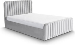 Home Treats Ottoman Bed Frame Velvet Padded Upholstered Double Storage Bed - No Mattress - thumbnail 7