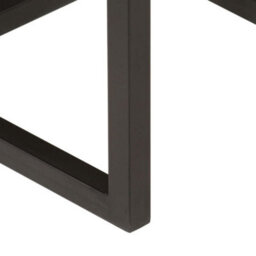 Berkfield Nesting Coffee Tables 3 Pcs Solid Wood Mango And Iron - thumbnail 7