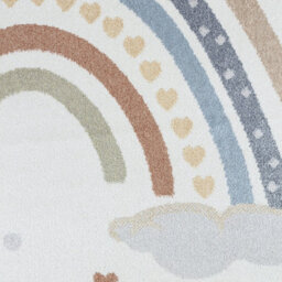 Livabliss Lillian-Kids Beige Orange Blue Green Washable Rug For Children's Rooms 80 X 150 Cm Easy Care, Non Shedding - thumbnail 7