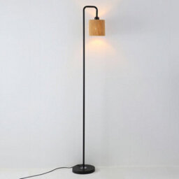 Thehotsale Cylindrical Shape Modern Floor Lamp Standing Light 158Cm H, Light Brown - thumbnail 6