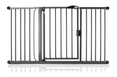 Bettacare Auto Close Stair Gate, 147Cm - 154Cm, Slate Grey, Pressure Fit Safety Gate, Baby Gate - image 1