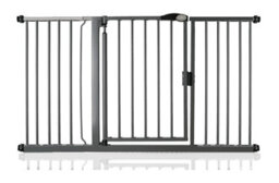 Bettacare Auto Close Stair Gate, 147Cm - 154Cm, Slate Grey, Pressure Fit Safety Gate, Baby Gate