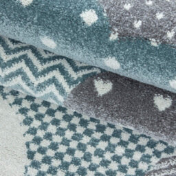 "Bravich Blue Clouds Kids Rug 120 X 170Cm (4' X 5'6"")" - thumbnail 6