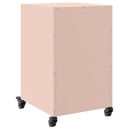 Berkfield Bedside Cabinet Pink 36X39X59 Cm Steel - thumbnail 8