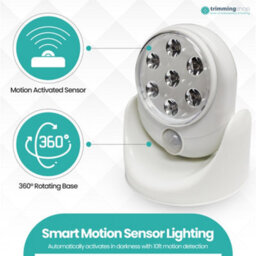 Neel Blue 7 Led Lights Motion Activated Cordless Sensor- White, Pack Of 1 - thumbnail 3