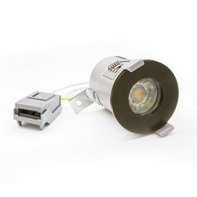 Bronze Gu10  Fire Rated Downlight - Ip65 - Se Home - image 1