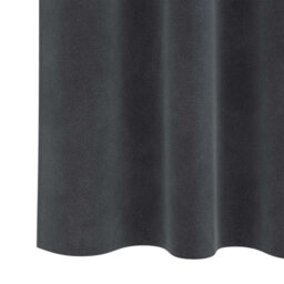 Berkfield Modern Blackout Curtains With Top Tape 2 Pcs Light Grey Velvet - thumbnail 7