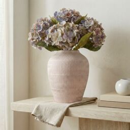 Blue Hydrangea Single Stem Artificial Flower (H) 470mm - thumbnail 2