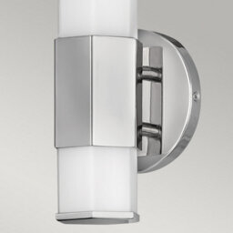 Luminosa Lighting Luminosa Hinkley Facet Integrated Led Bathroom Wall Lamp Polished Chrome, 3000K, Ip44 - thumbnail 2