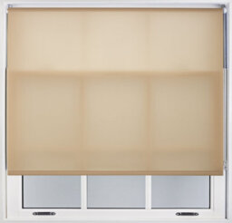 Furnished Daylight Roller Blinds With Metal Fittings - Cappuccino Trimmable Blind For Windows And Doors (W)240Cm (L)210Cm