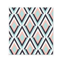Warren Reed Designer Zig Zag Abstract Pattern Premium Glass Kitchen Splashback W600mm X H750mm - thumbnail 2