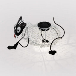 GloBrite Solar Cat Garden Light - Metal 3D Garden Decor - Waterproof  Solar Garden Lights For Porch, Courtyard, Pathway, & Garden - thumbnail 8
