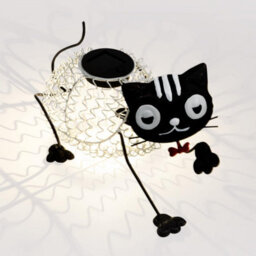 GloBrite Solar Cat Garden Light - Metal 3D Garden Decor - Waterproof  Solar Garden Lights For Porch, Courtyard, Pathway, & Garden - thumbnail 3