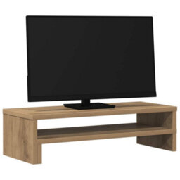 Walplus Monitor Stand Artisian Oak 54X22X15 Cm Engineered Wood - thumbnail 3