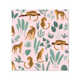 Warren Reed Designer Hand Drawn Leopards Premium Glass Kitchen Splashback W900mm X H750mm - thumbnail 2