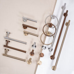 Toilet Paper Holder Rea 6611 Modern Brush Steel - thumbnail 6