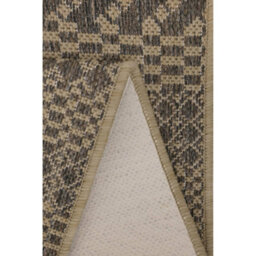 Melrose County Striped Natural Patterned Indoor Non-Slip Medium Area Runner Rug 060/180Cm - thumbnail 3