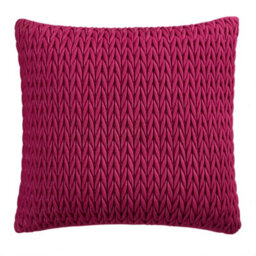 Laurence Llewelyn-Bowen Amory Luxe Fuchsia Velvet Filled Cushion - thumbnail 2