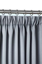 Emma Barclay Cali Blackout Thermal Pencil Pleat Door Curtain, Grey - 46 X 84 Inch Single Panel - thumbnail 3