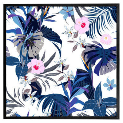 "Andrew Lee Winter Tropical (Picutre Frame) / 20X20"" / Grey" - image 1