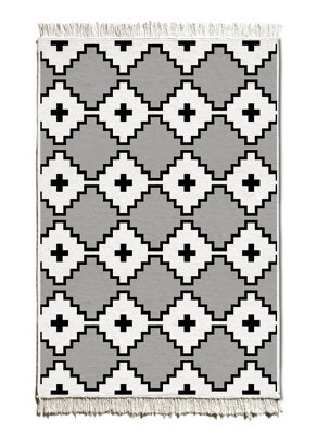Rozi Karo Collection Kilim Rug - Double Sided (180 X 120 Cm) - image 1