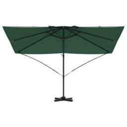 Berkfield Cantilever Roma Parasol Green 352X251X260 Cm Aluminium - thumbnail 5