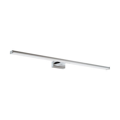 Wall/mirror Light Colour Chrome Silver Shade White Plastic Bulb Led 14W Included - image 1