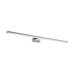 Wall/mirror Light Colour Chrome Silver Shade White Plastic Bulb Led 14W Included - thumbnail 1
