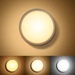 Aigostar Night Light Plug In Walls Kids, 3 Color Adjustable Led For Hallway Landing - thumbnail 1