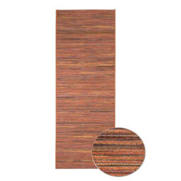 Orange Striped Outdoor Rug, Striped Stain-Resistant Rug For Patio, Garden, Deck 5mm Modern Outdoor Rug-160Cm X 230Cm - thumbnail 7