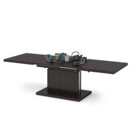 Heze Furniture Astrid 80 - 2 In 1 Extending Coffee / Dining Table - Wenge - thumbnail 8