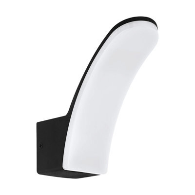 Ip44 Black Aluminium Outdoor Wall Light With Built-In 11W Led For Porches And Gardens - image 1
