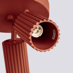 Luminosa Lighting Luminosa Karbon Minimalist Ceiling Spotlight Cluster 3 Light Red Ochre - thumbnail 6