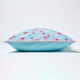 Homescapes Cotton Birds And Flower Cushion Cover, 30 X 50 Cm - thumbnail 3