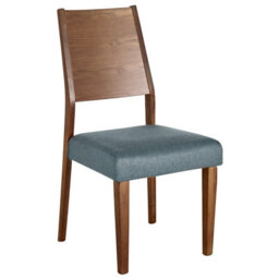 Beliani Set Of 2 Dining Chairs Elmira Wood Grey - thumbnail 4