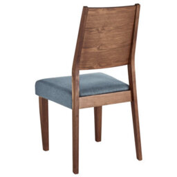 Beliani Set Of 2 Dining Chairs Elmira Wood Grey - thumbnail 6