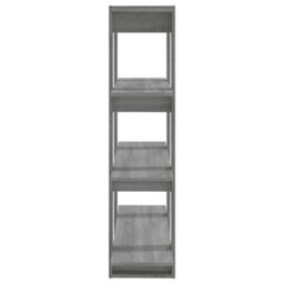Berkfield Book Cabinet/room Divider Grey Sonoma 100X30X123.5 Cm - thumbnail 4